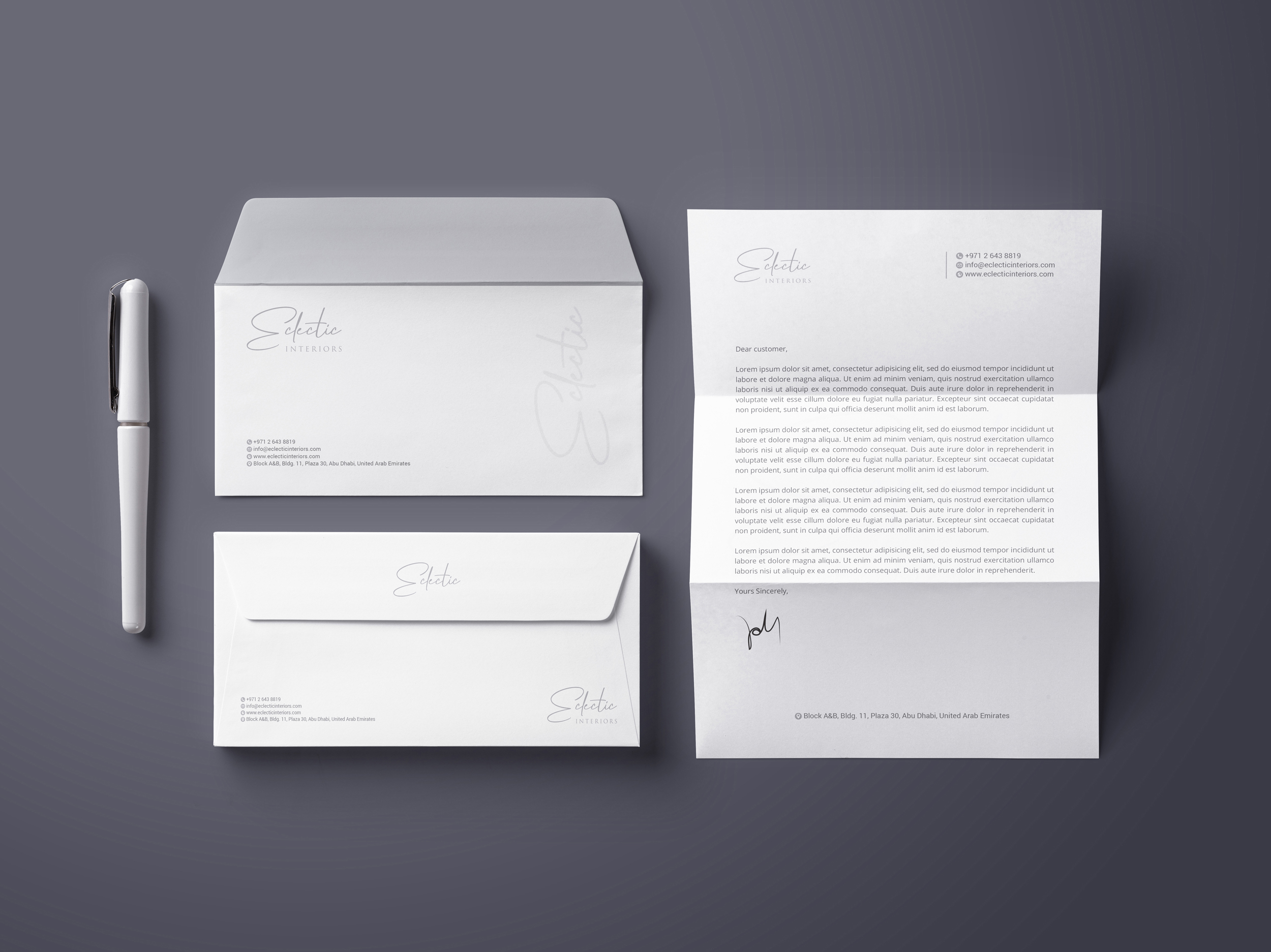 Stationery Design by R.design for UNii  | Design #22717443