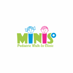 Minis    and the slogan under that should be Pediatric Walk-In Clinic | Logo Design by NATURAL SRI