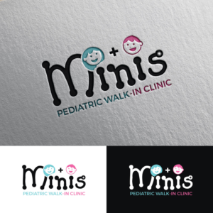 Minis    and the slogan under that should be Pediatric Walk-In Clinic | Logo Design by Rii