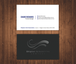 Business Card Design - Law Firm | Visitenkarten-Design von Stylez Designz