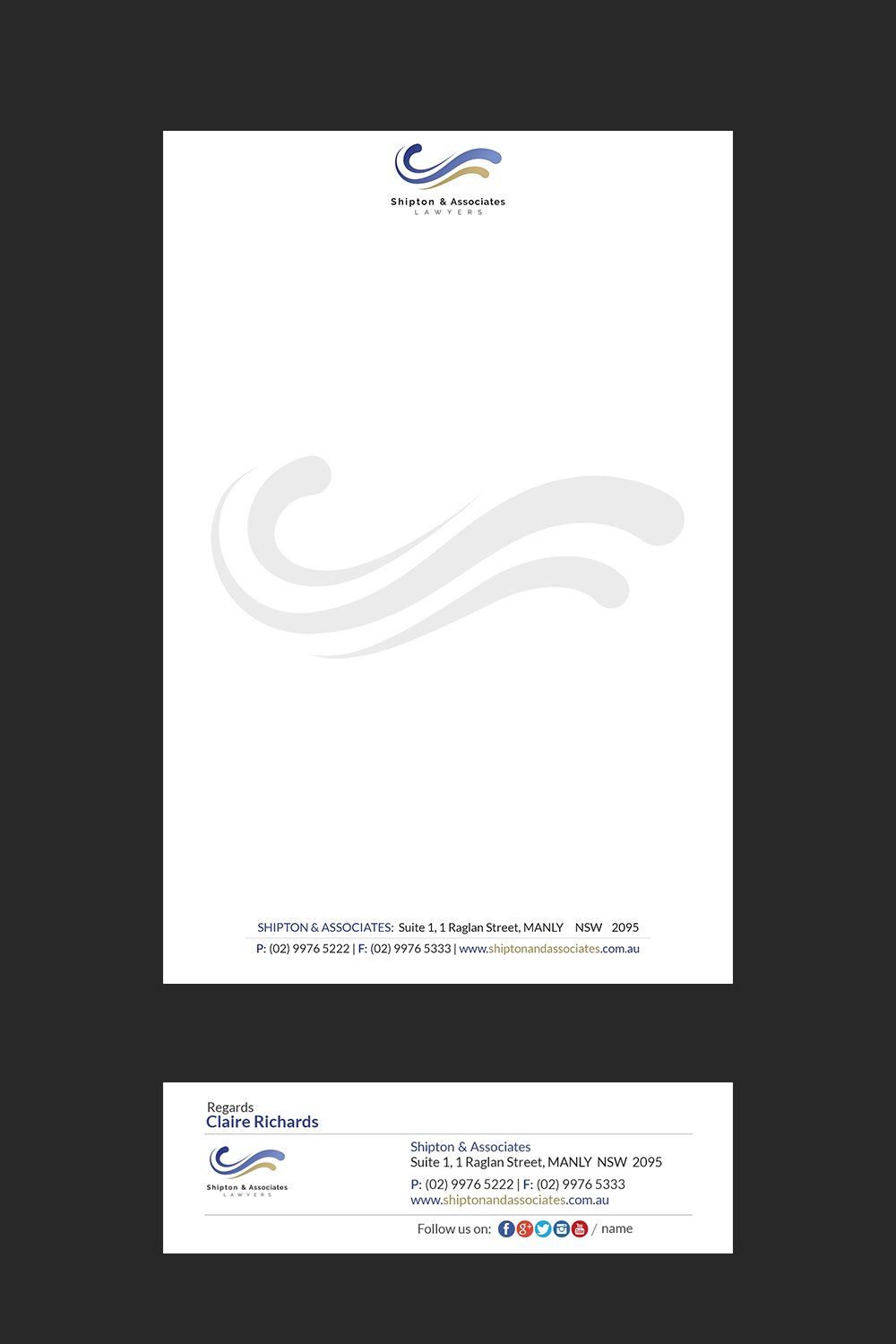 Letterhead Design by Creations Box 2015 for this project | Design #22715035