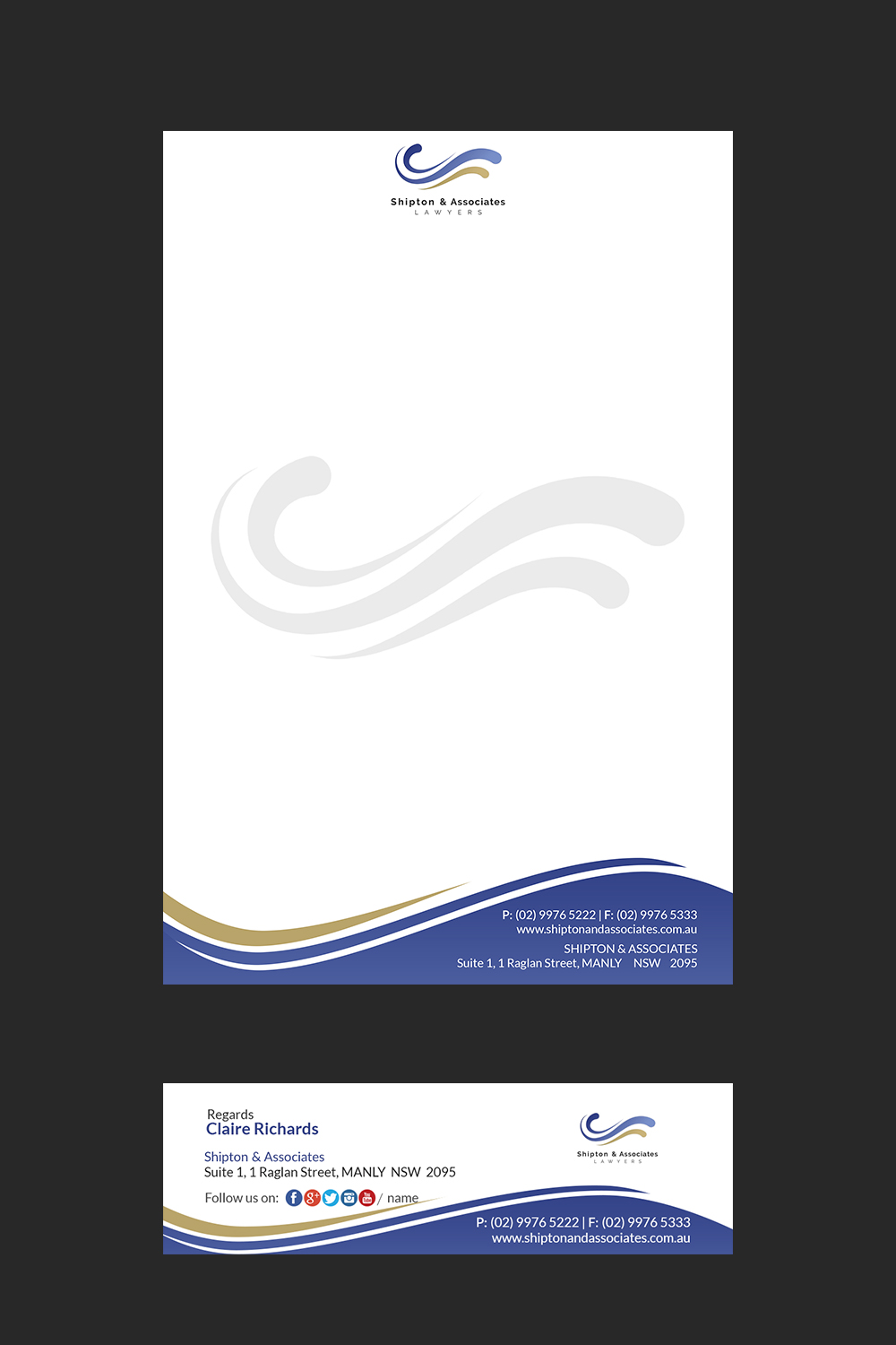 Letterhead Design by Creations Box 2015 for this project | Design #22715036