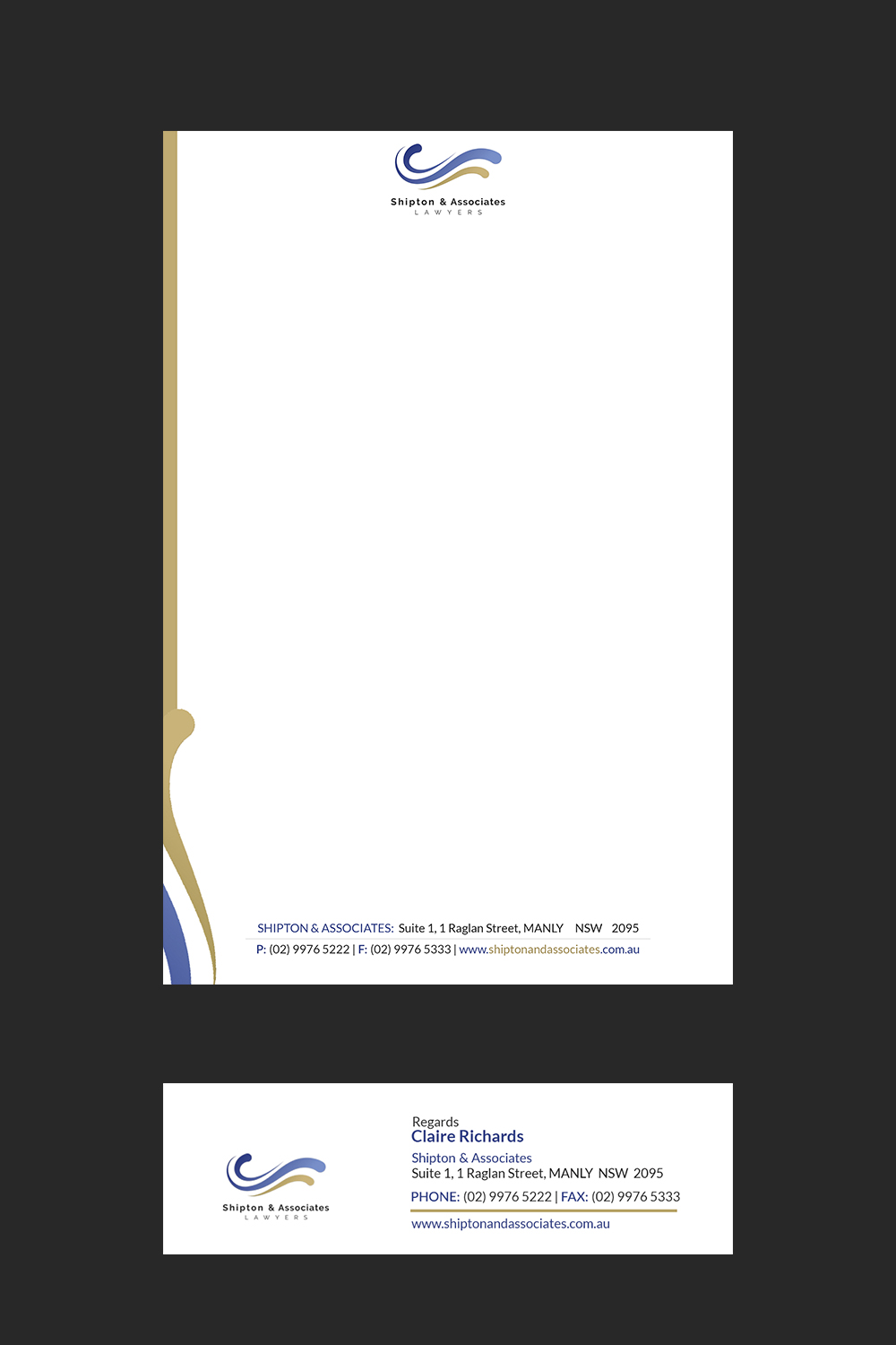 Letterhead Design by Creations Box 2015 for this project | Design #22727888