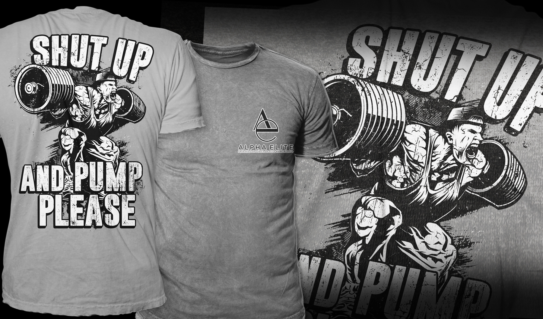 T-shirt Design by Mayonpx for alpha elite | Design #22732074
