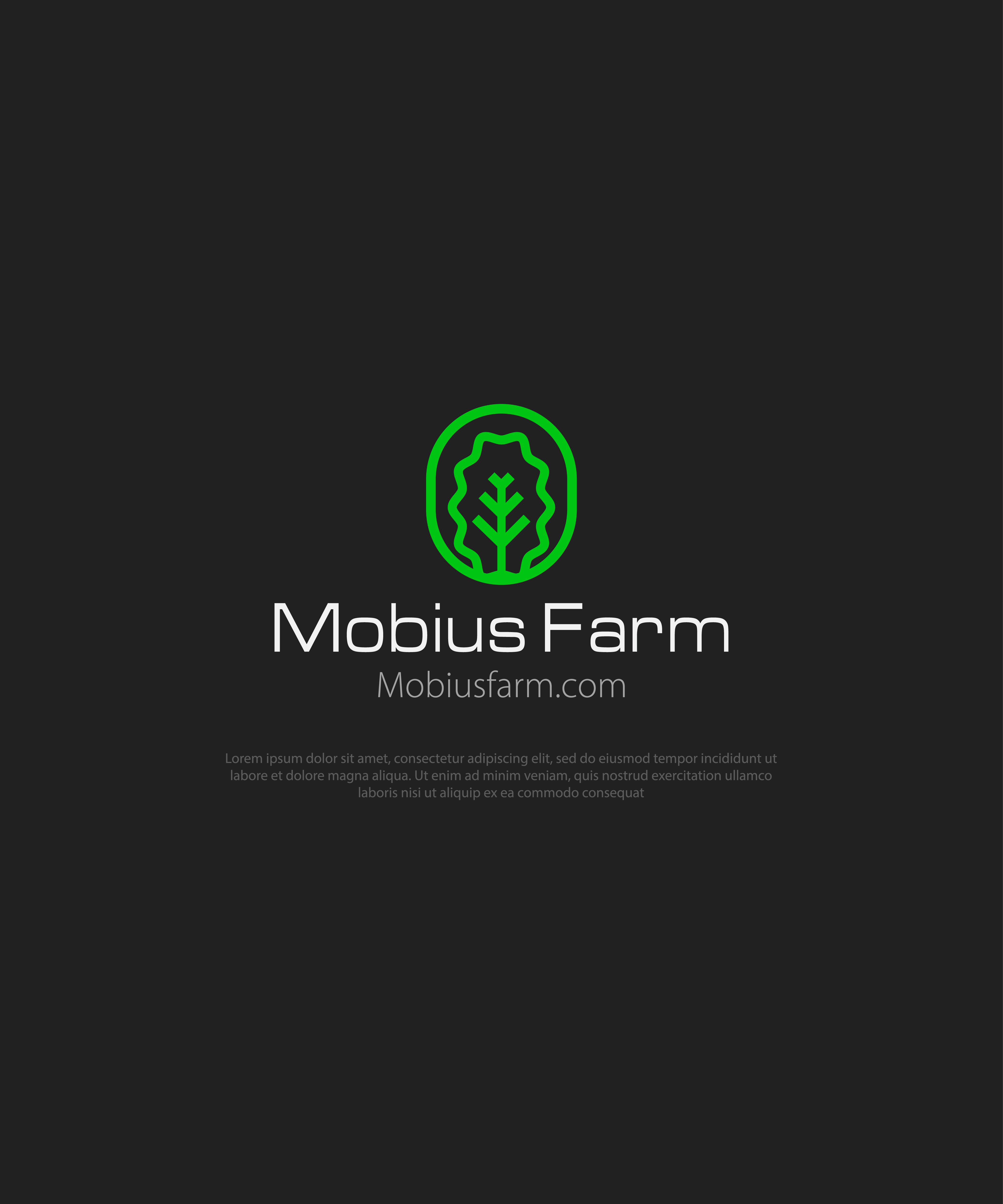 Logo Design by Angga 16 for Mobius Farm | Design #22710875