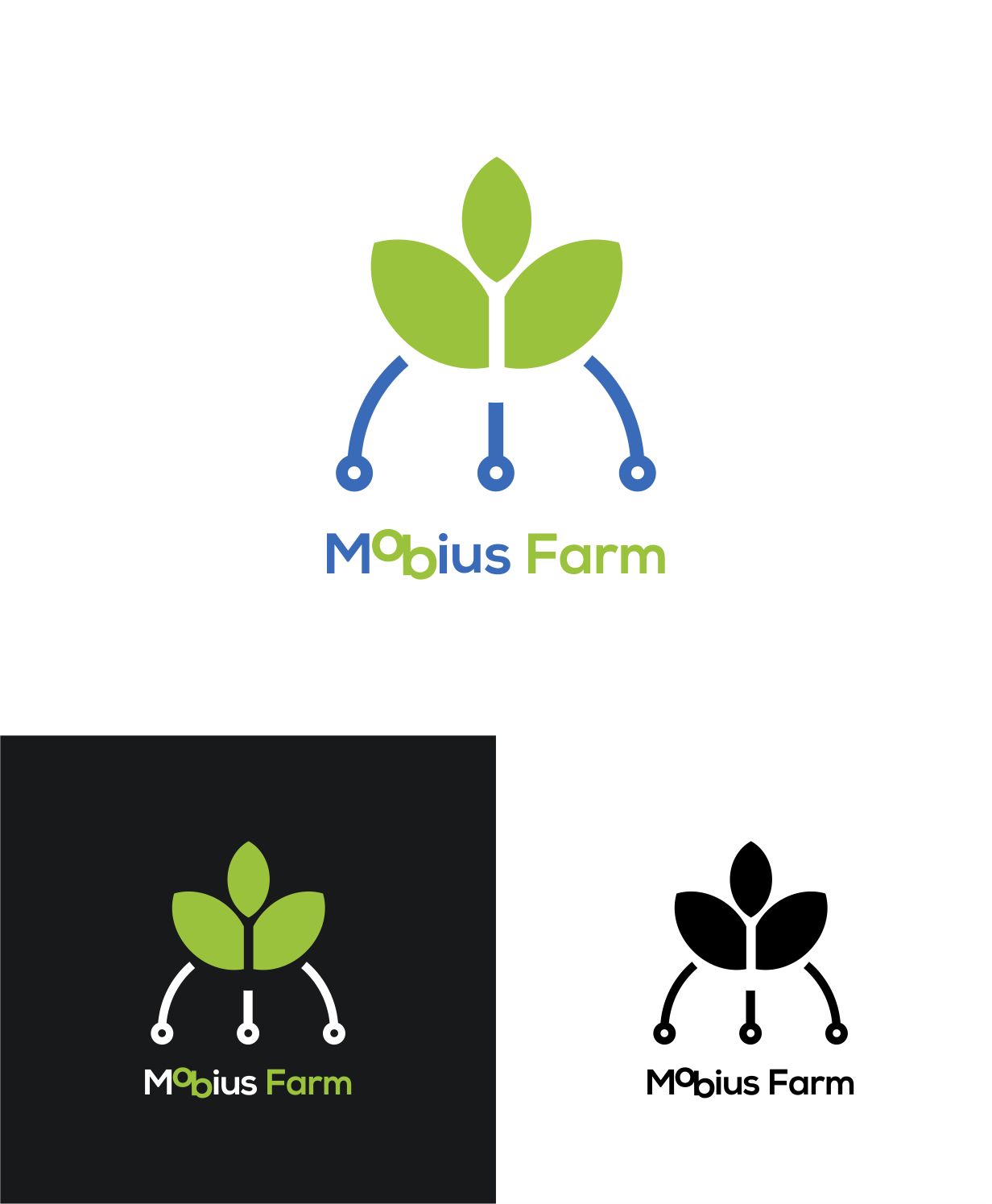 Logo Design by rizalsaifullah 3 for Mobius Farm | Design #22710576