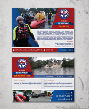 Flyer Design by alex989 for MED-SAR | Design: #22752262