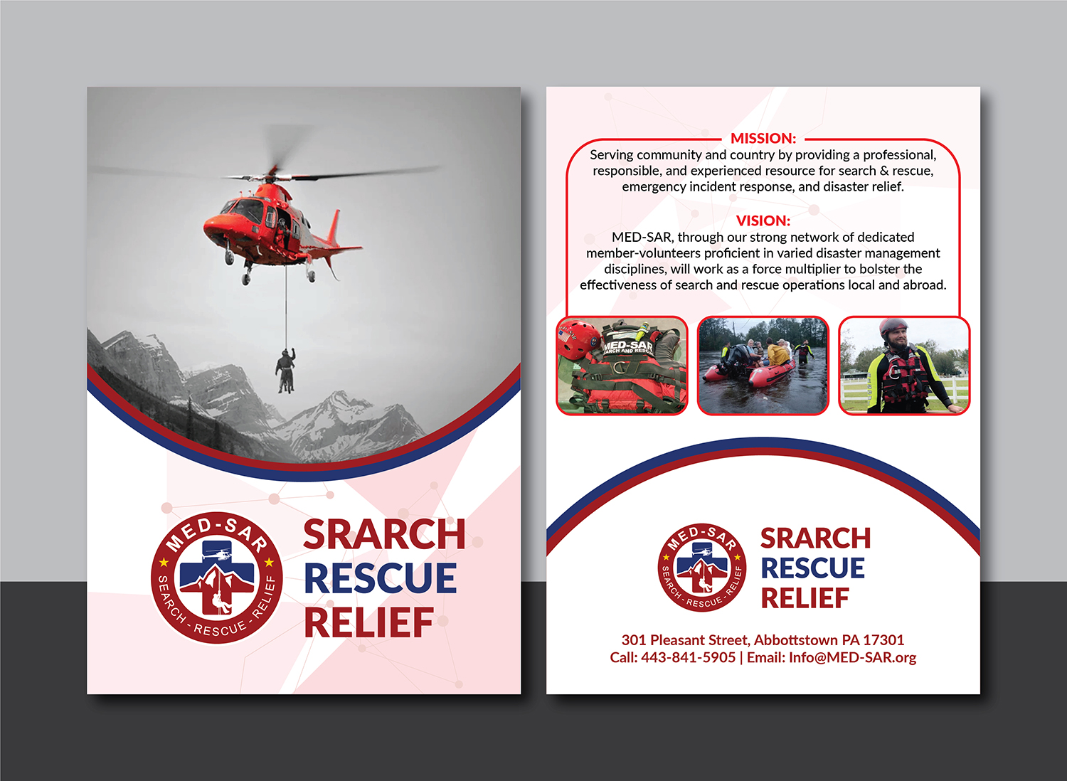 Flyer-Design von Deziners Zone für MED-SAR | Design #22716004