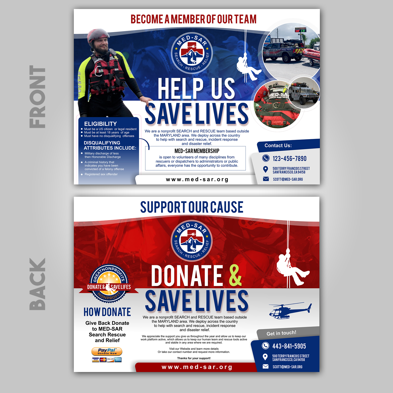 Diseño de Flyer por angelcolmenares3 para MED-SAR | Diseño #22758344