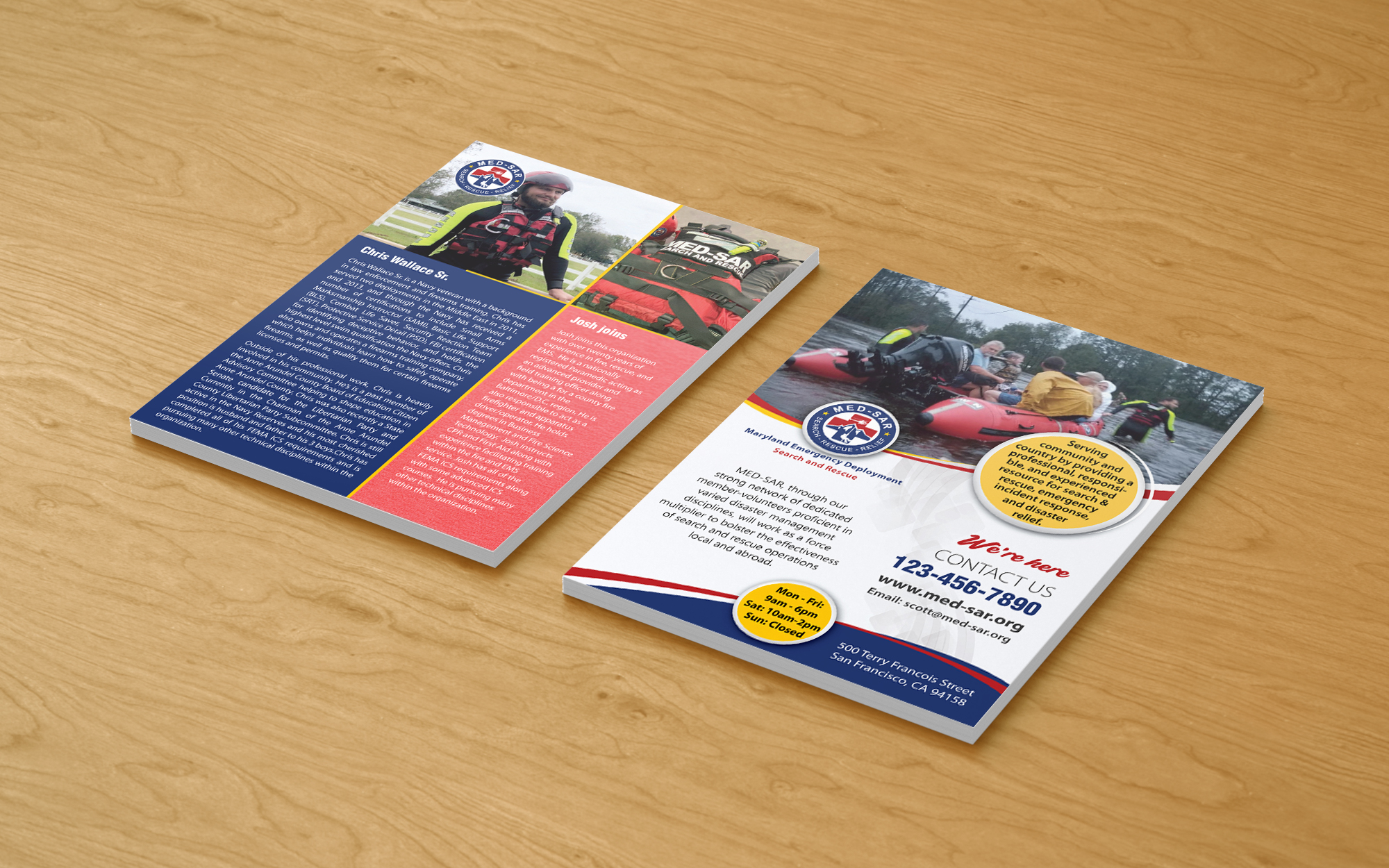 Flyer Design by meet007 for MED-SAR | Design #22756221