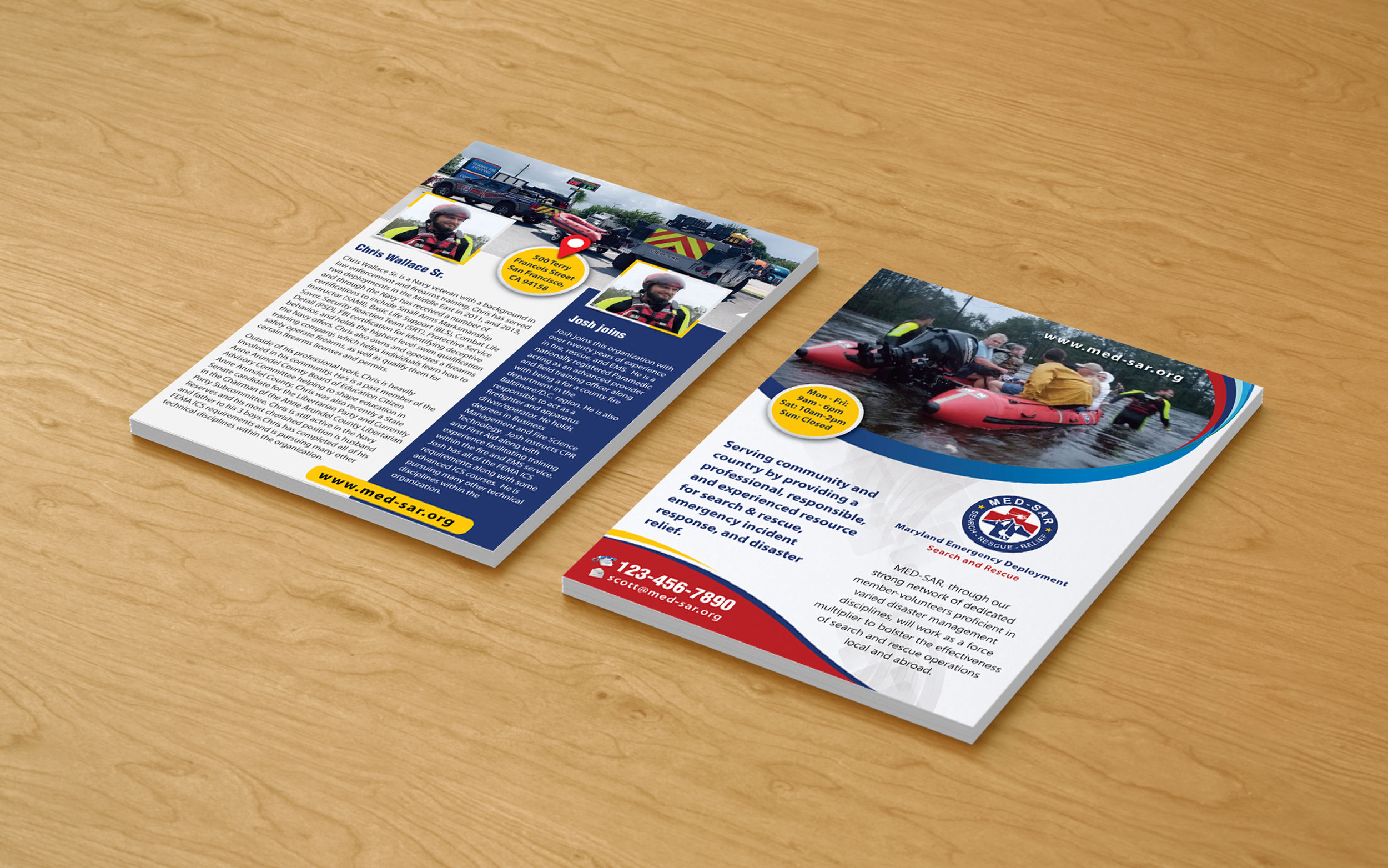 Flyer Design by meet007 for MED-SAR | Design #22756557