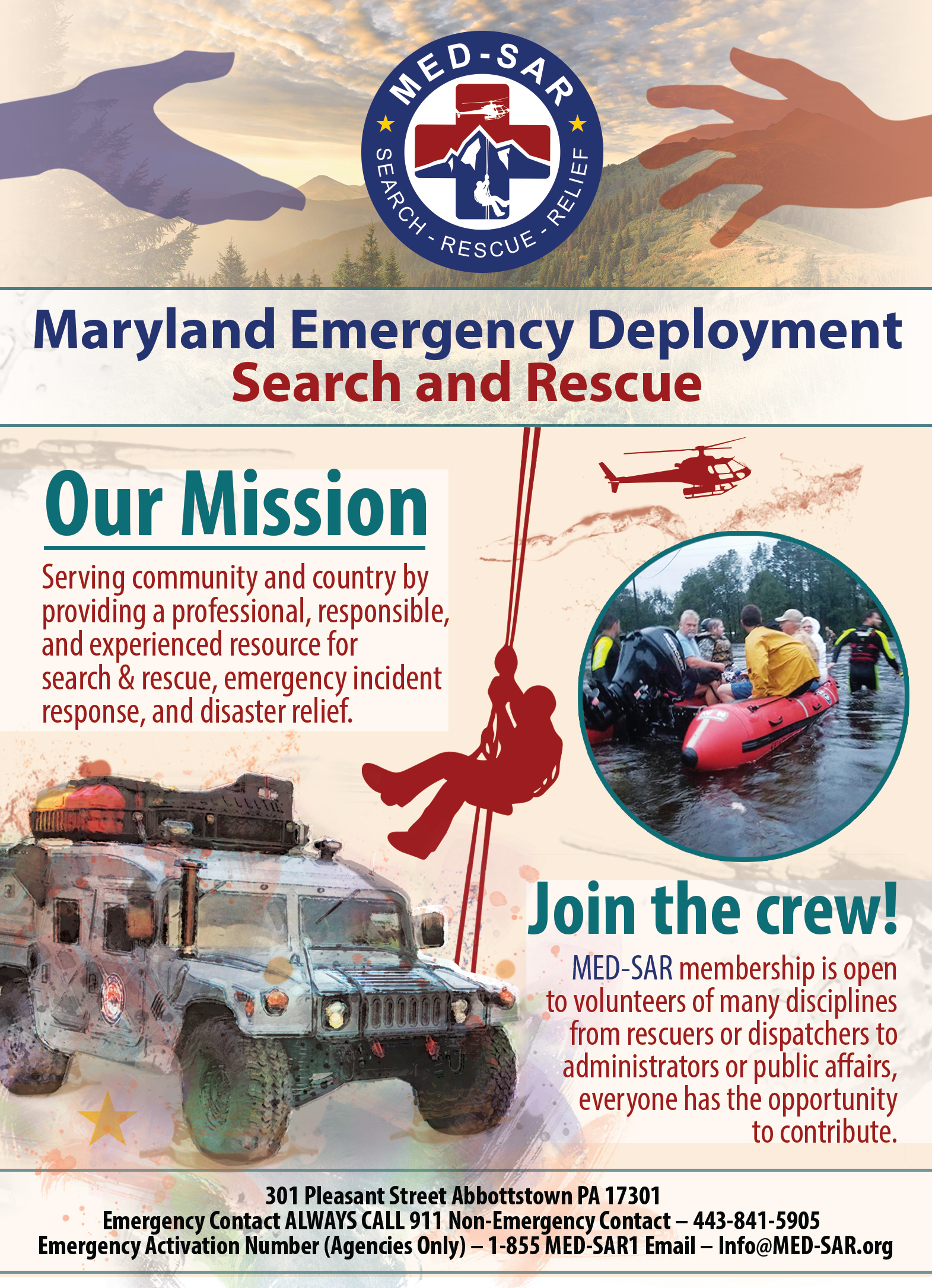 Diseño de Flyer por Miladin para MED-SAR | Diseño #22733106