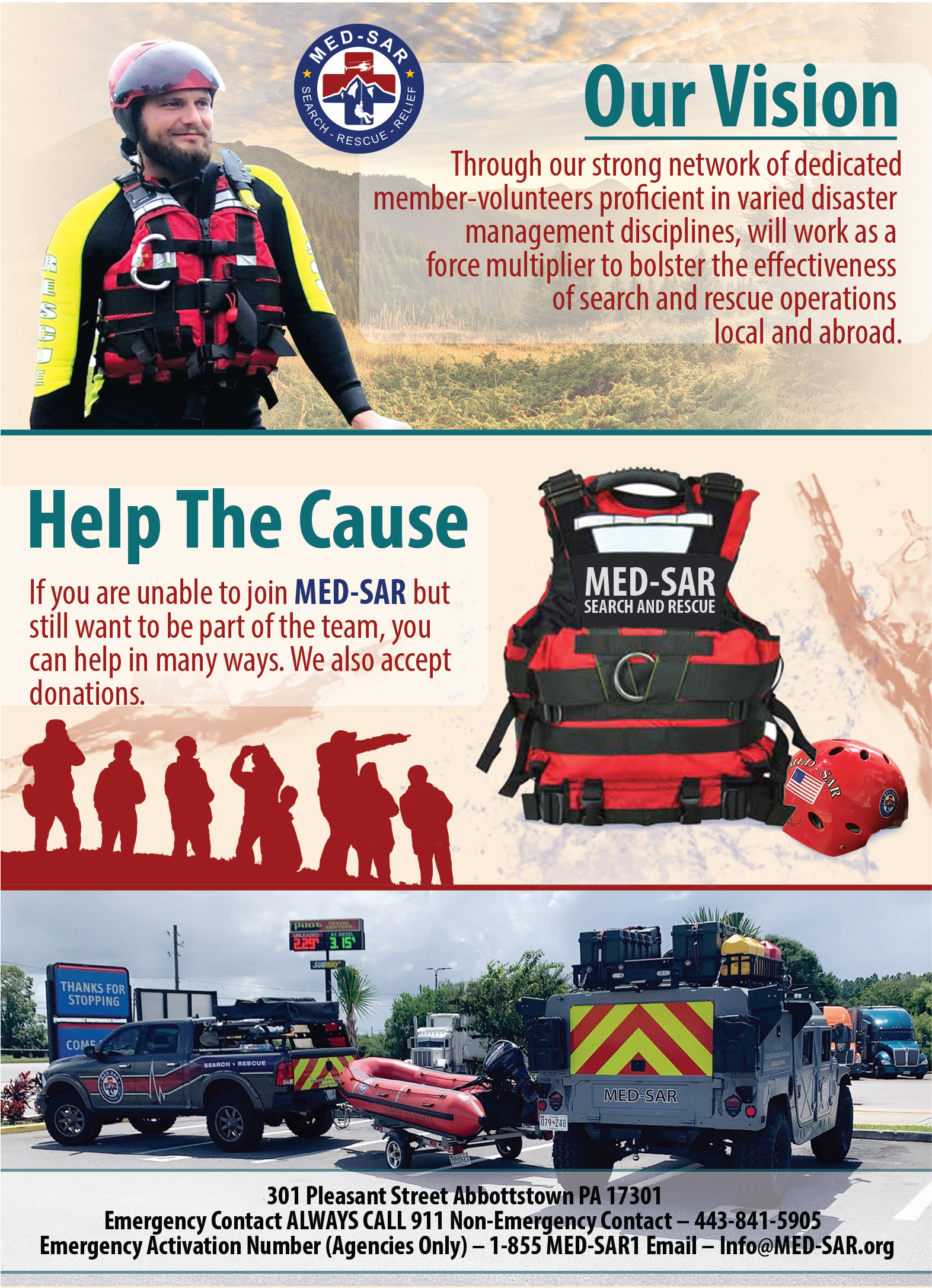 Flyer Design by Miladin for MED-SAR | Design #22733107