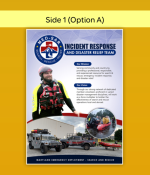 Flyer Design by Aplimac  Graphics for MED-SAR | Design: #22753426