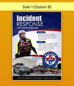 Flyer Design by Aplimac  Graphics for MED-SAR | Design: #22753430