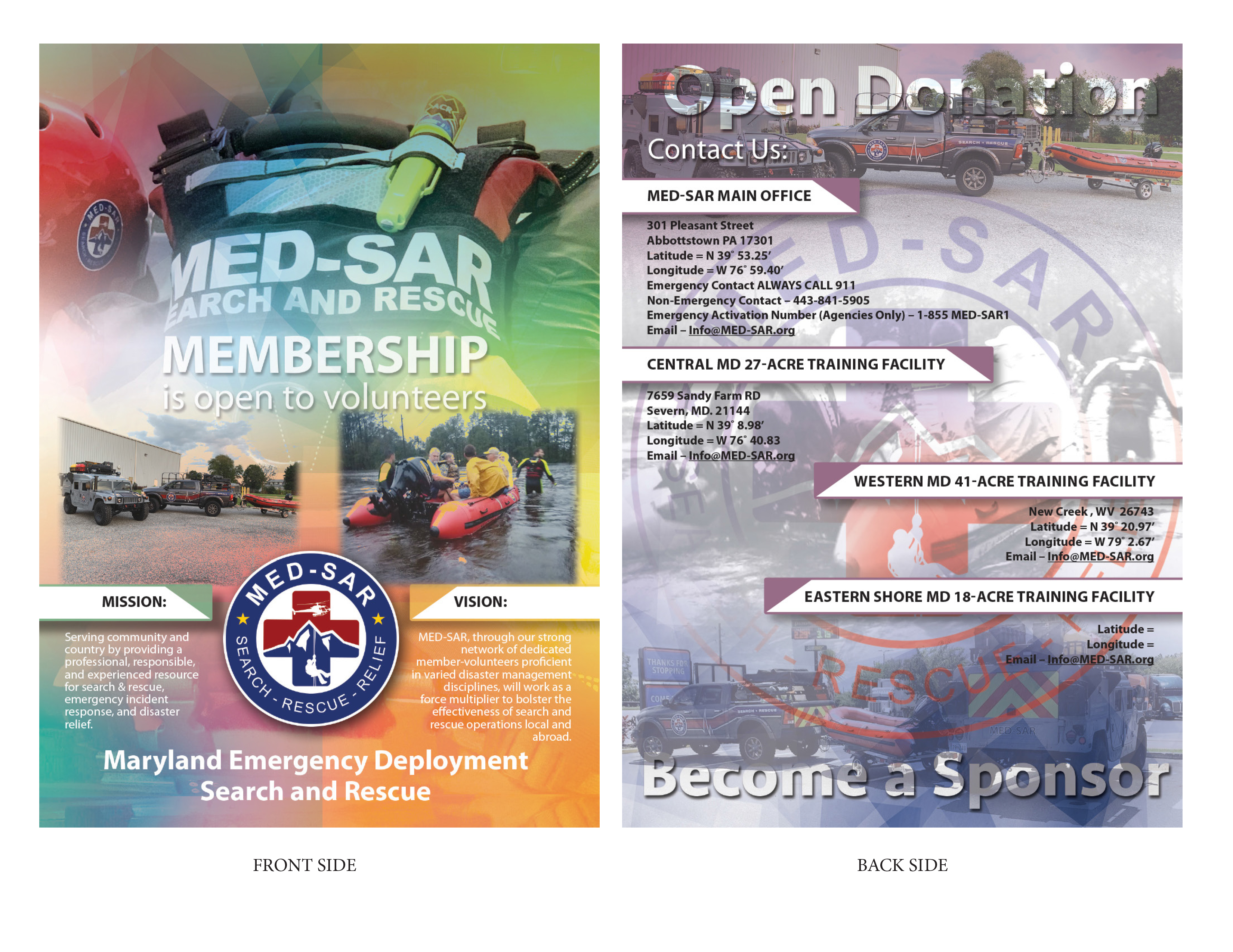 Flyer-Design von Jaja-nice für MED-SAR | Design #22723302