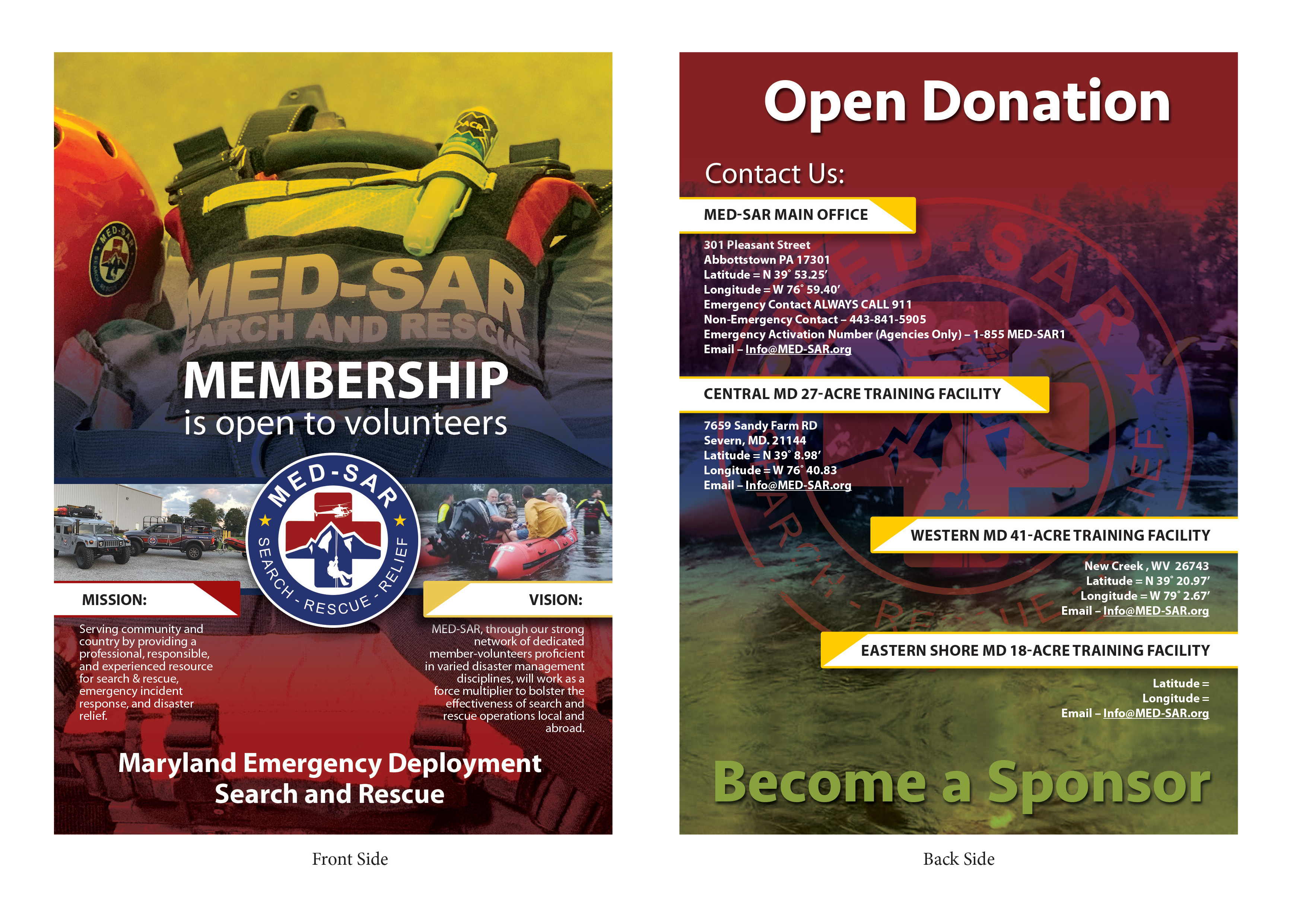 Flyer Design by Jaja-nice for MED-SAR | Design #22723303