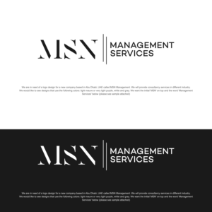 Design de Logo par Sarah Graphic pour MSN Management | Design : #22709237