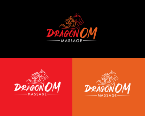 Dragon Om Massage | Logo Design by Atec