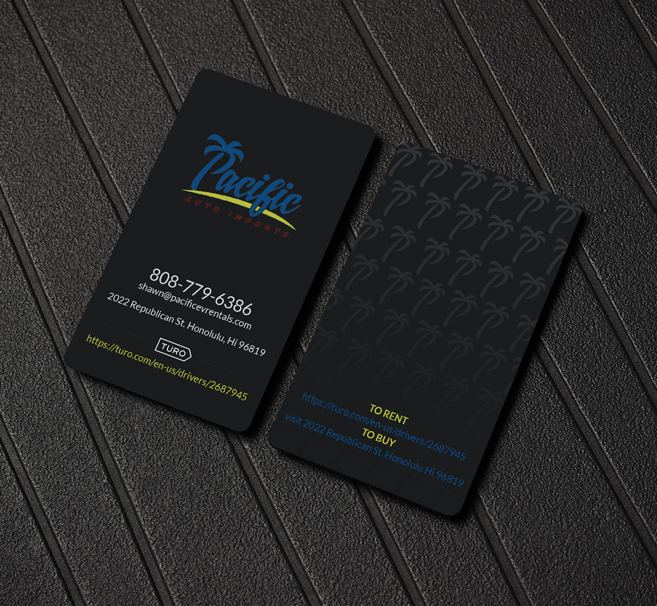Diseño de Tarjeta de Presentación por Creations Box 2015 para Pacific Auto Imports | Diseño #22718630