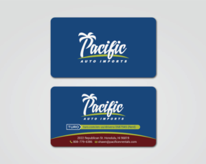 Business Card Design by MDesign for Pacific Auto Imports | Design: #22721900
