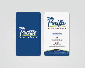 Pacific Auto Imports  | Visitenkarten-Design von MDesign