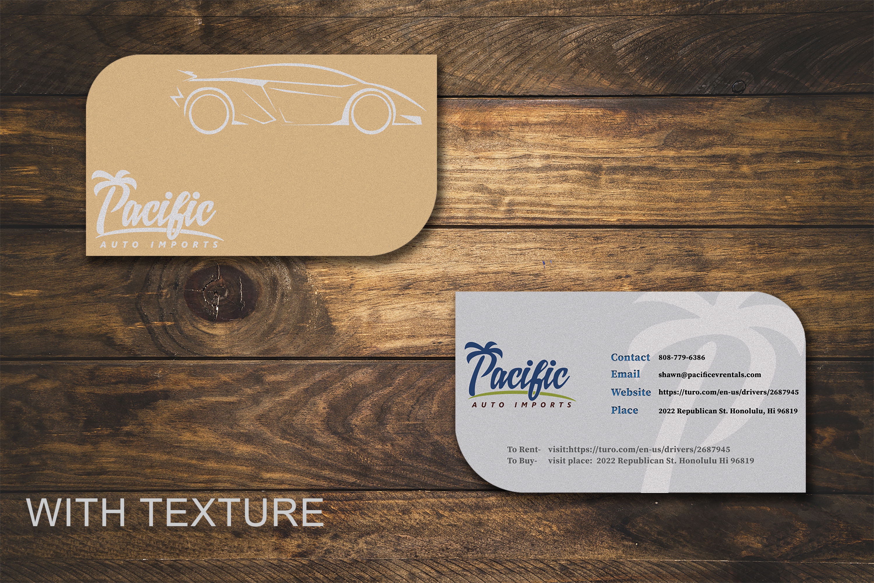 Business Card Design by MAHESH101 for Pacific Auto Imports | Design #22721967