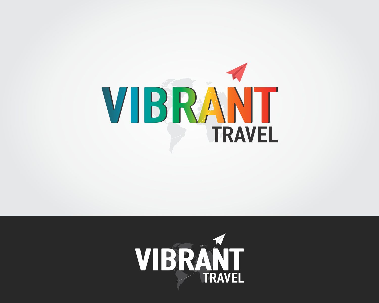 Logo Design by 4AD for Vibrant Travel, LLC | Design #22714680
