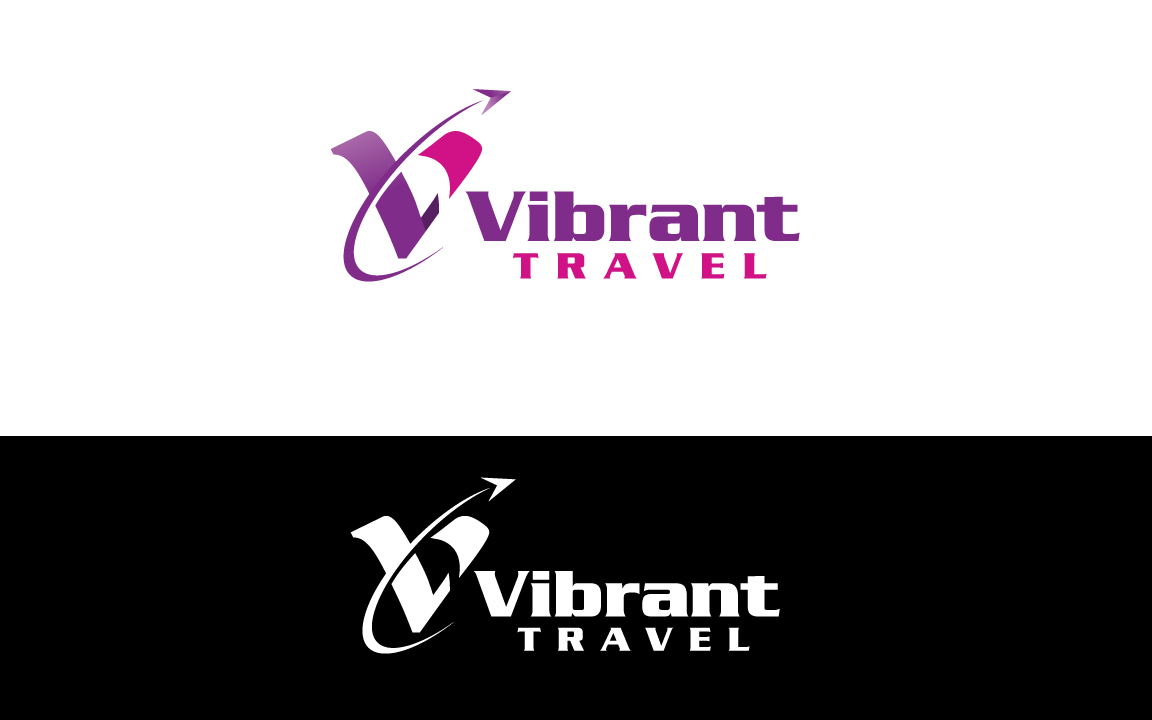Logo Design by GODDREAMCREATION for Vibrant Travel, LLC | Design #22747049