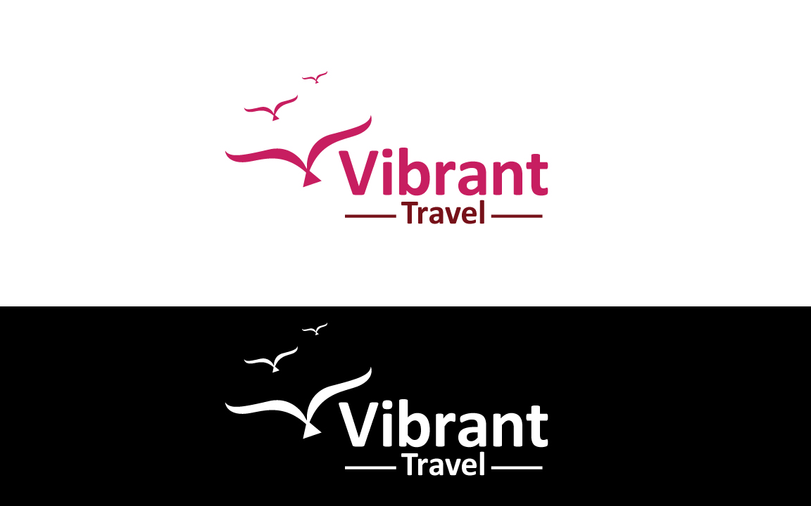 Logo Design by GODDREAMCREATION for Vibrant Travel, LLC | Design #22750862