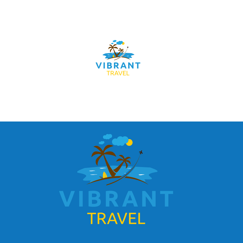 Logo Design by creativziner for Vibrant Travel, LLC | Design #22725061
