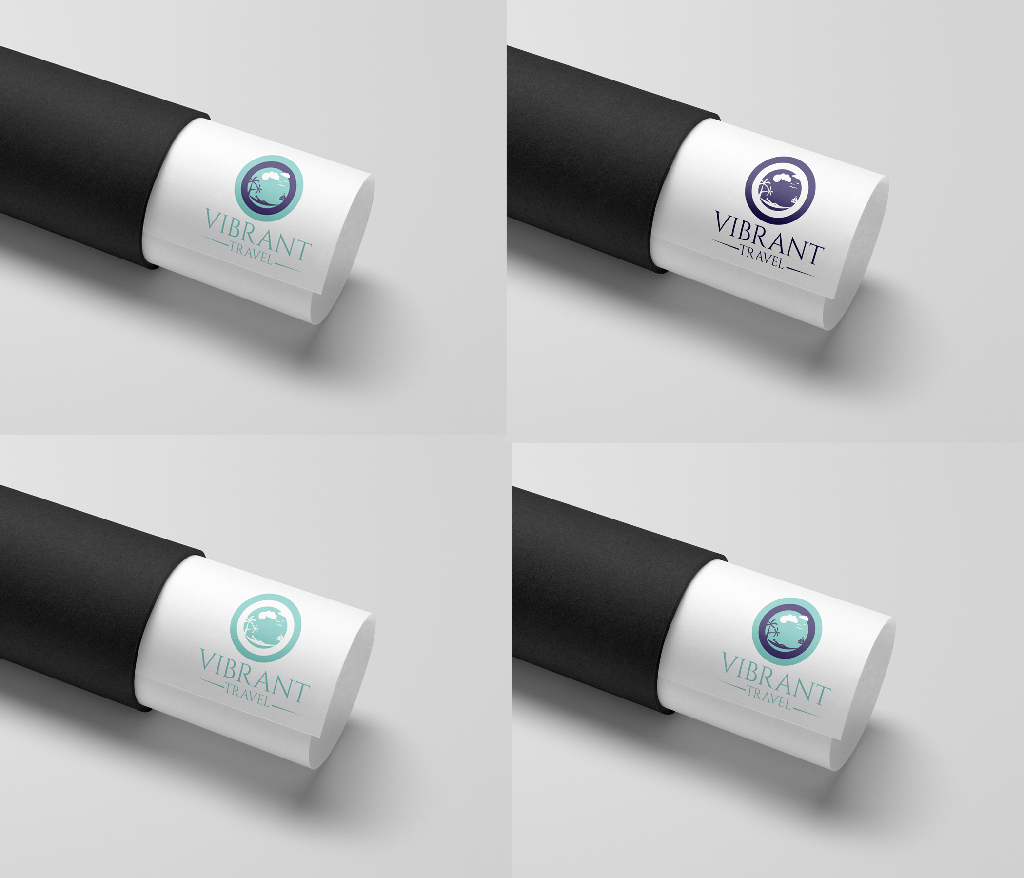 Logo Design by creativziner for Vibrant Travel, LLC | Design #22748661