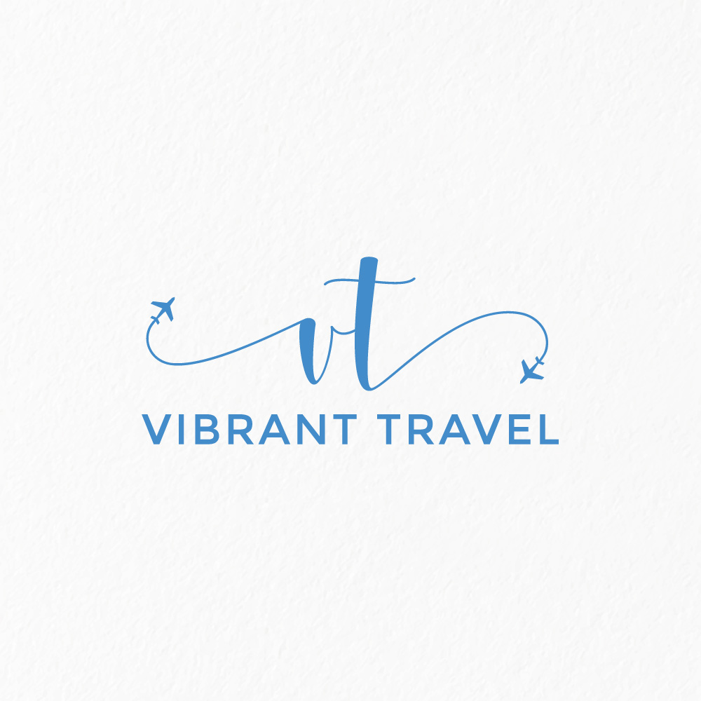 Logo Design by Kabelo Phofedi for Vibrant Travel, LLC | Design #22716691