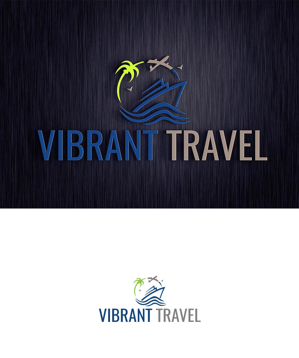 Logo Design by madeline 3 for Vibrant Travel, LLC | Design #22716258