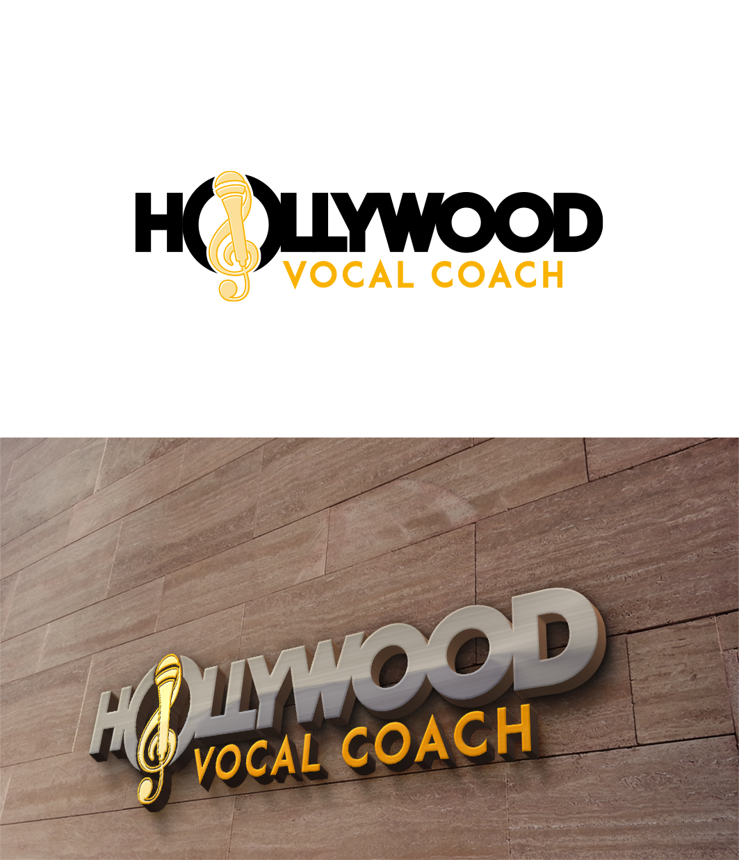 Logo Design by trufya for Hollywood Vocal Coach | Design #22764874