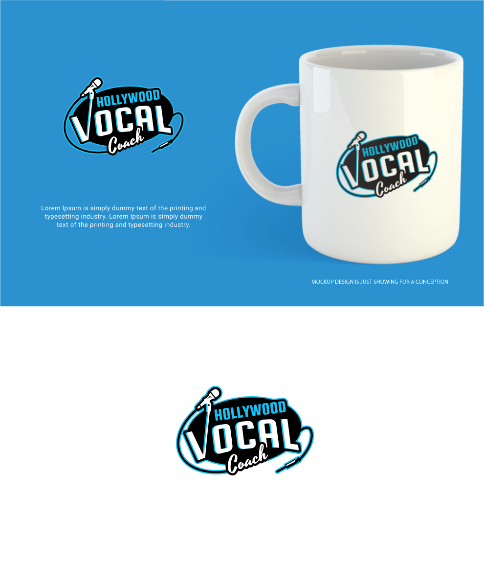 Logo Design by somani for Hollywood Vocal Coach | Design #22716592