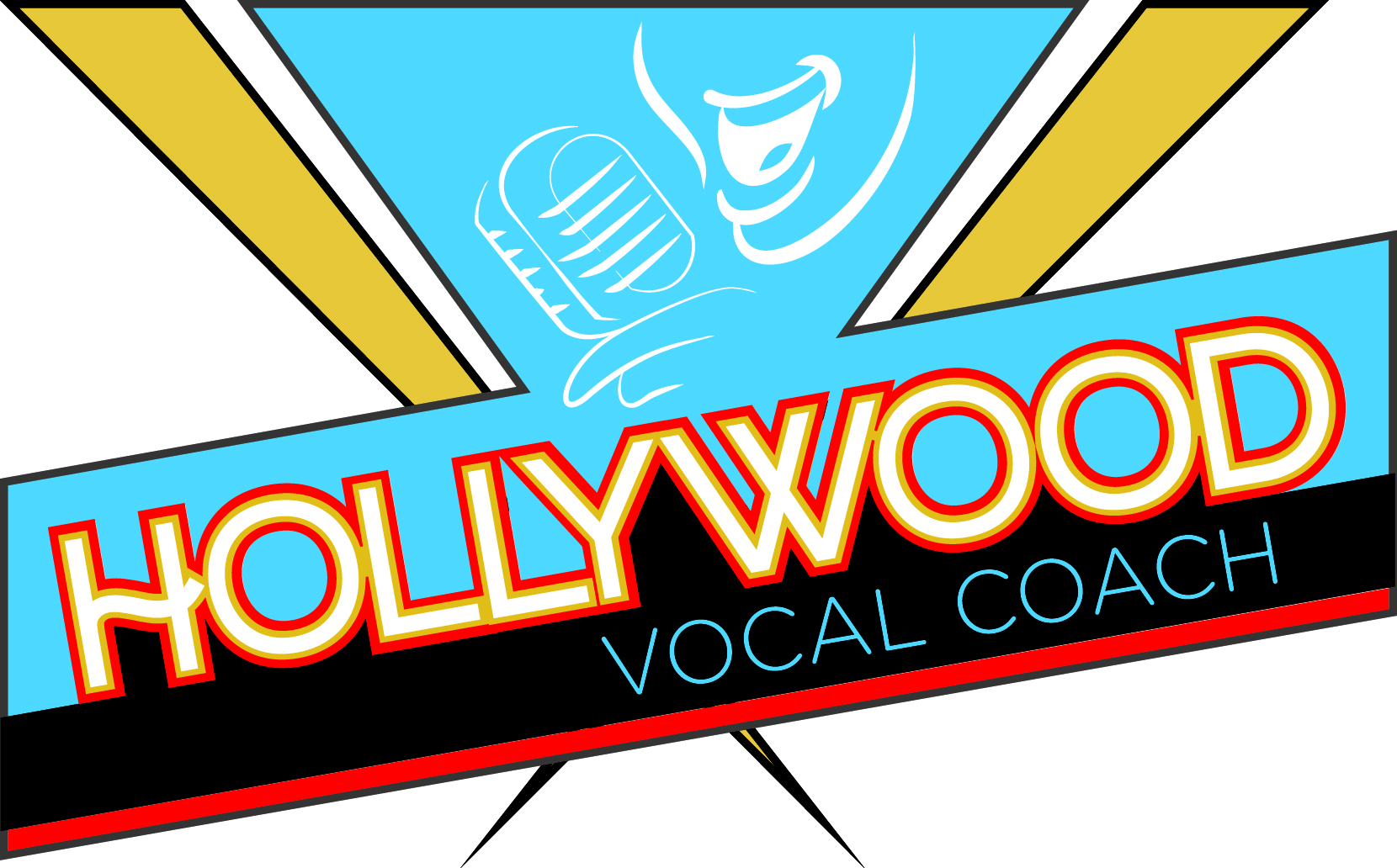 Logo Design by darrellwsmith1962 for Hollywood Vocal Coach | Design #22762129