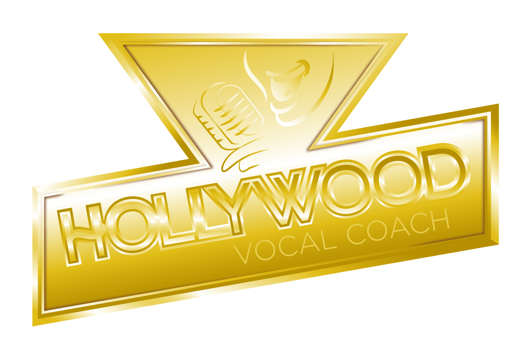 Logo Design by darrellwsmith1962 for Hollywood Vocal Coach | Design #22762154
