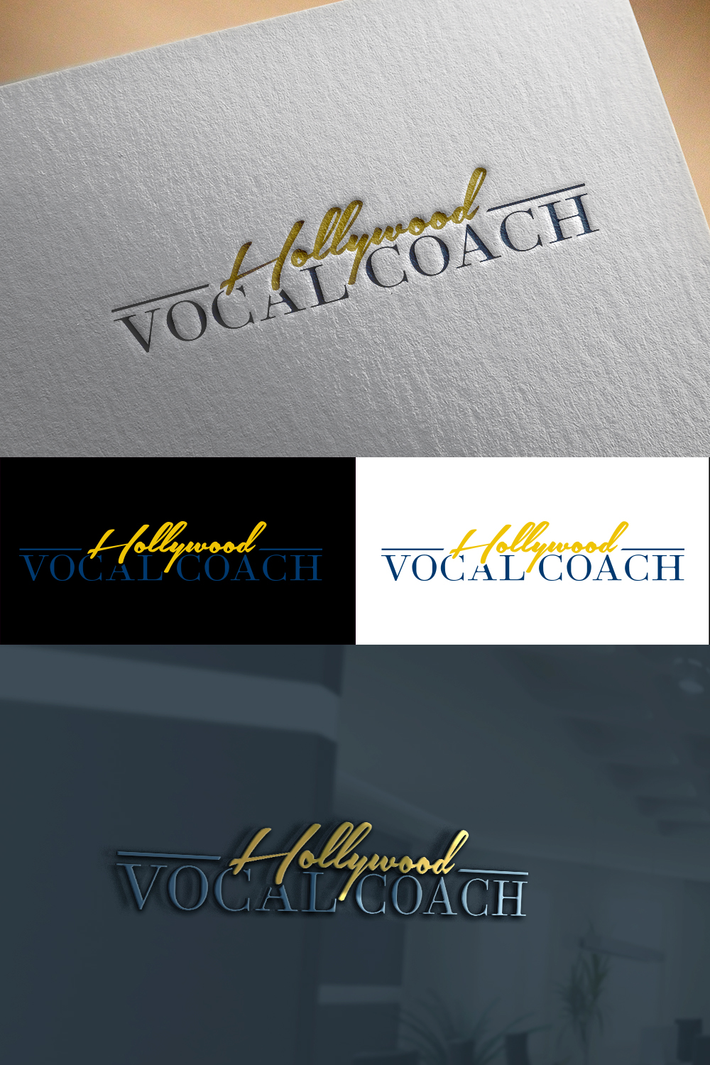 Logo Design by shariqueyaseen2 for Hollywood Vocal Coach | Design: #22788058
