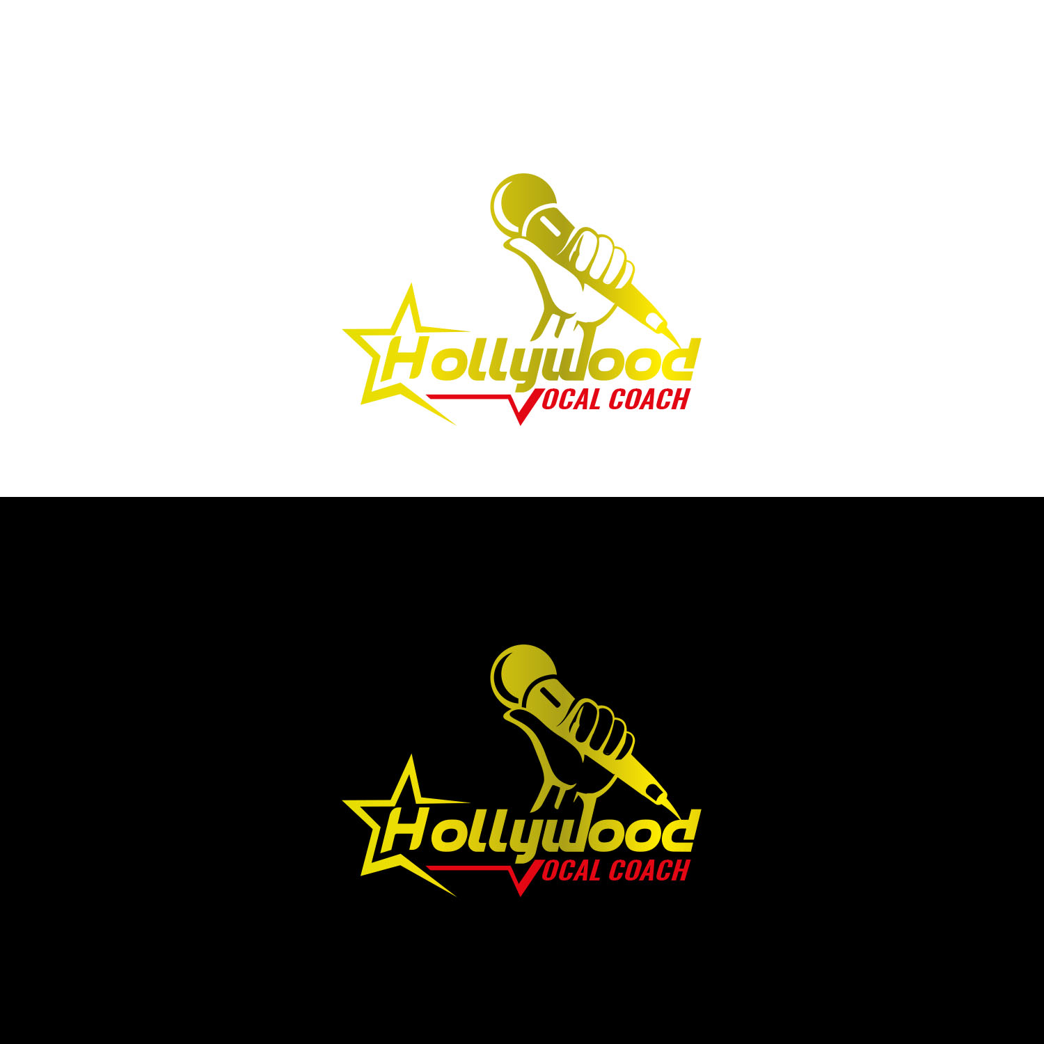 Logo Design by Finley Johnson for Hollywood Vocal Coach | Design #22773694