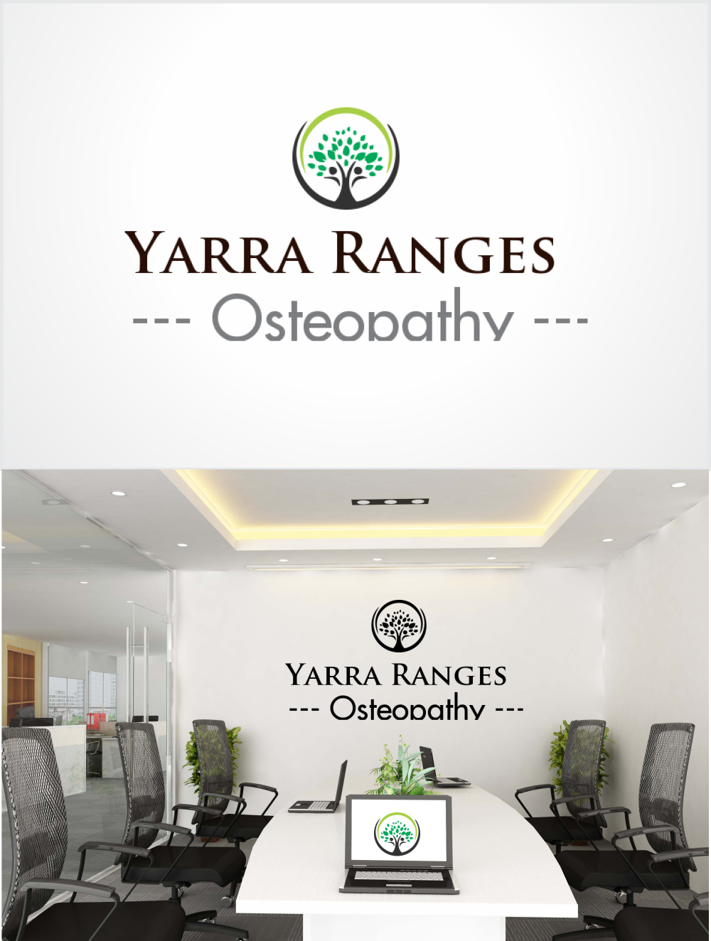 Logo Design for Yarra Ranges Osteopathy by Kazibazs Design 22737346