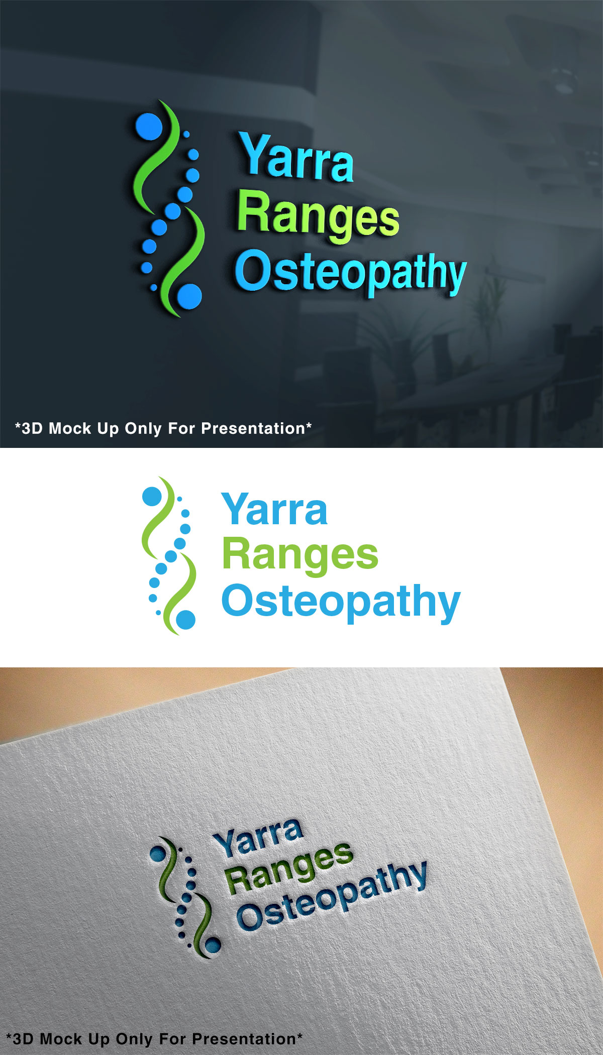 Logo Design for Yarra Ranges Osteopathy by logograph Design 22769343
