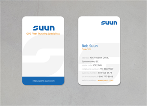 Visitenkarten-Design von juca für Suun Technologies Ltd. | Design: #2988047