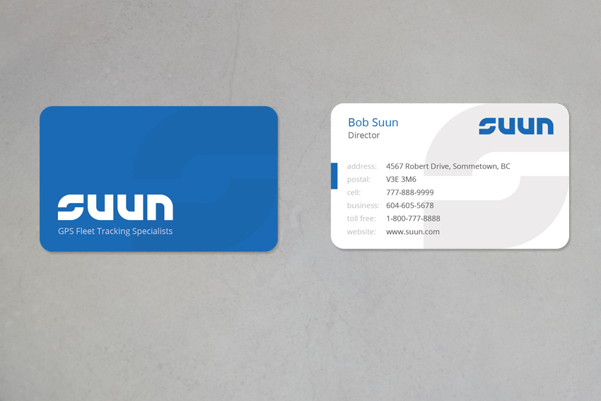 Business Card Design by juca for Suun Technologies Ltd. | Design #2994533