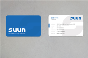 Visitenkarten-Design von juca für Suun Technologies Ltd. | Design: #2994533