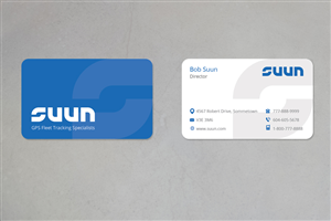 Visitenkarten-Design von juca für Suun Technologies Ltd. | Design: #2994543