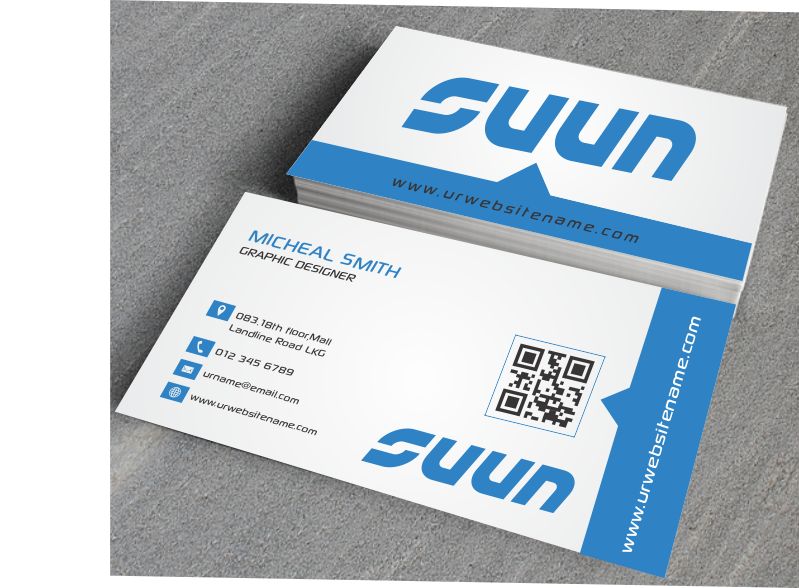 Visitenkarten-Design von AwsomeD für Suun Technologies Ltd. | Design #2980162