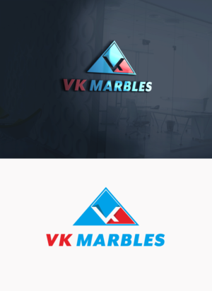VK Marbles | Logo Design by Malik 11