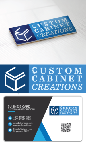 Diseño de Logo por artikude para Custom cabinet creations | Diseño: #22728694