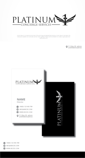 Platinum 1 Concierge Services | Logo Design by graphicevolution